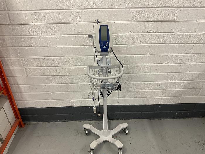 Used Welch Allyn Spot Vital signs Monitor on stand